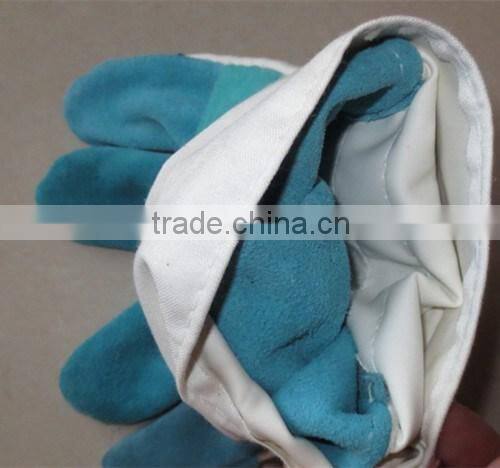AB grade long welding gloves leather working gloves