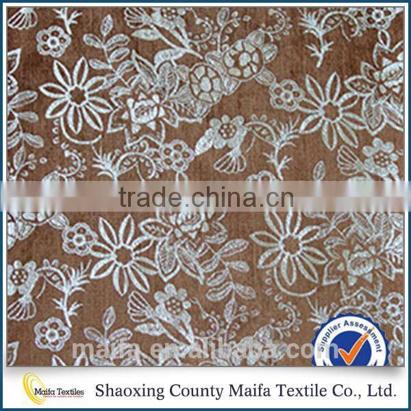 Best selling China Manufacturer Soft Flocking car seat upholstery fabric
