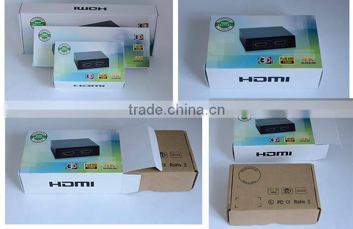 HOT 1x2 for 3D 1080P 4Kx2K H DMI Splitter