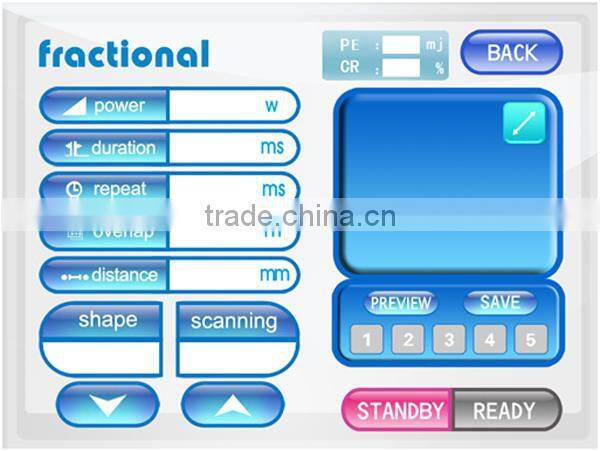 Manufacture supply Glass or RF pipe 10600nm 40w co2 fractional laser beauty equipment