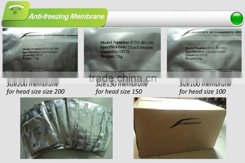 Criolipolisis machine freeze fat,2014 New Can Destroy Fat In The Treatment Area,3 Treatment Handpieces Of Different Size