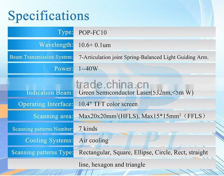 high quality and best price fractional c02 laser beauty equipment Acne Treatment