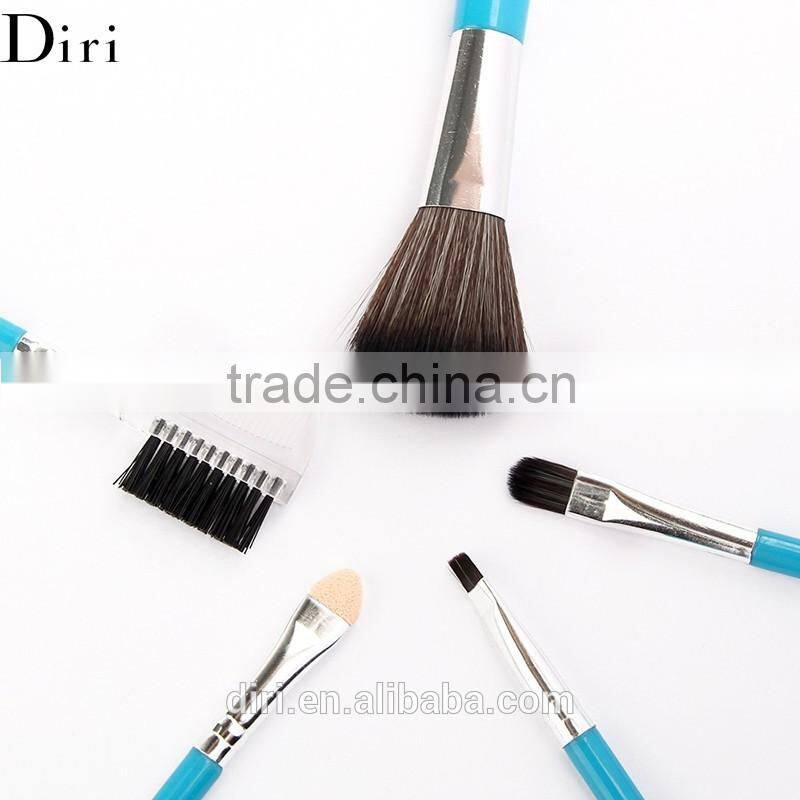 Wholesale cosmetic makeup brushes nylon mascara brush metal eyelash brush