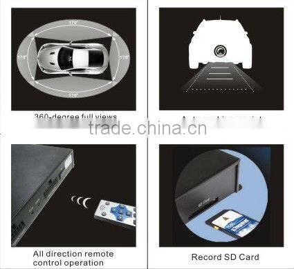 360-degree full views car camera dvr