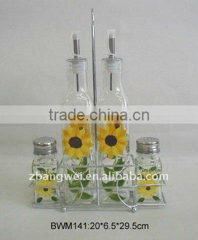 glass oil & vinegar bottle