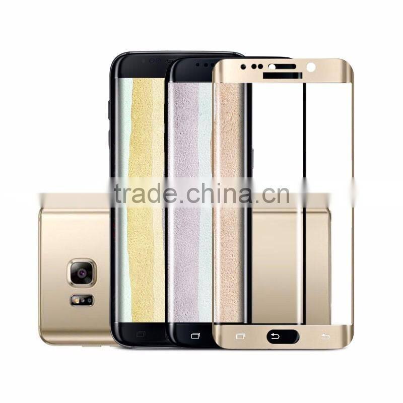 9H0.2MM 3D Curved Full Coverage Tempered Glass Screen Protector For Galaxy Note7 Glass Silk print Glass Curved Glass