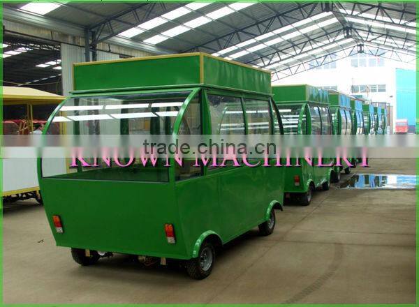 china mobile food cart/fod fruit vending carts