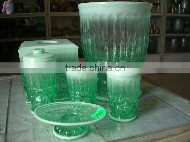 Cheap wholesale polyresin bath set