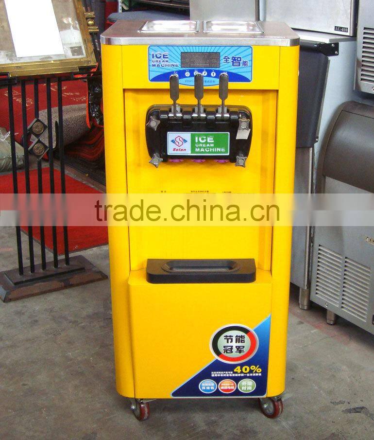 commercial soft ice cream maker with certificate,stand ice cream machine