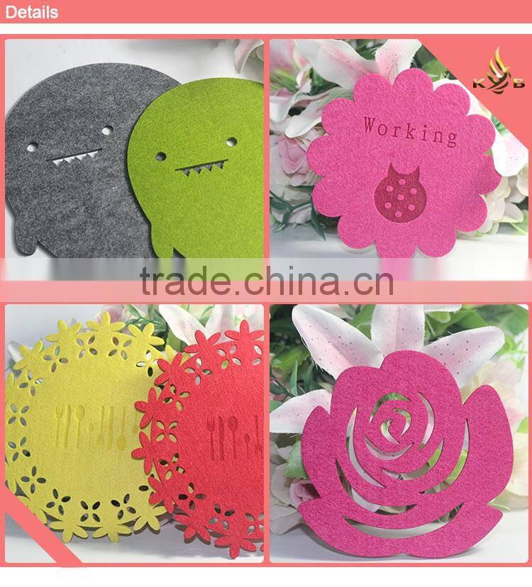 High quality 100% polyester christmas felt placemats
