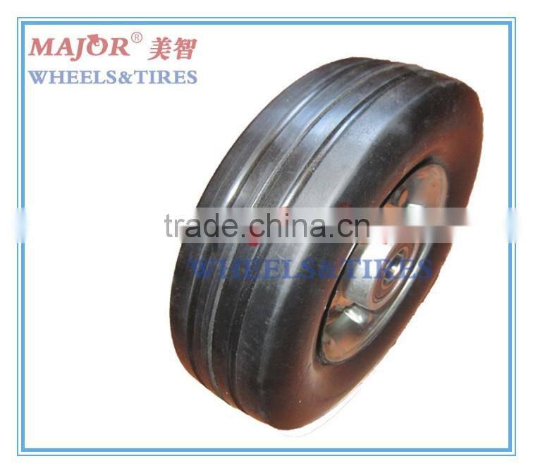 Good quality 10X2.75 Solid Rubber Wheel