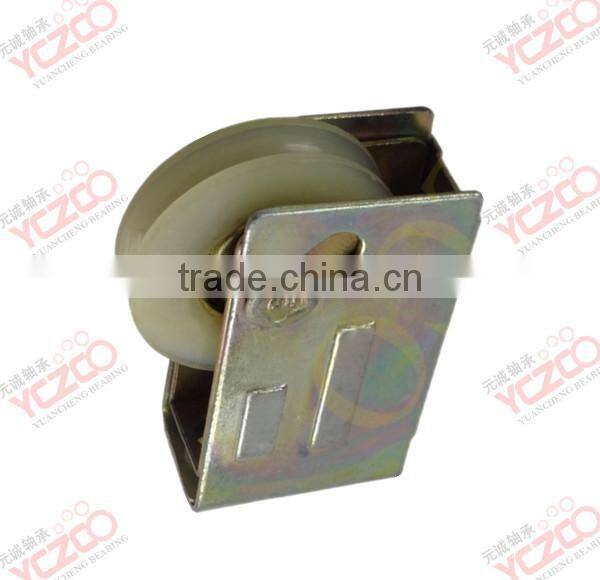 Nylon sliding door window roller with wheel bearings
