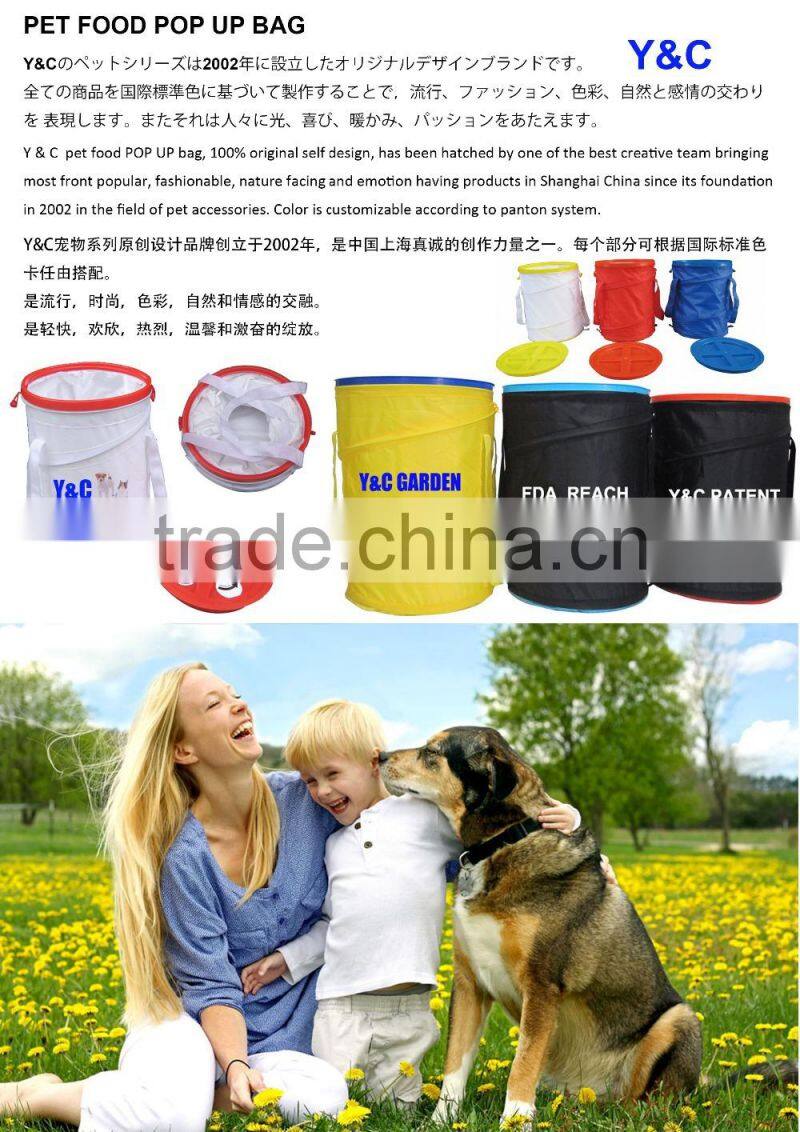 2017 new model design and FDA REACH certificated pet food bag
