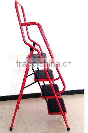 Safety Steel step ladder with Handle