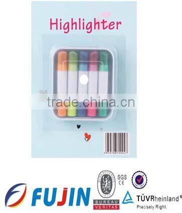 /5 fingers pen/highlighter for promotion/cute highlighter