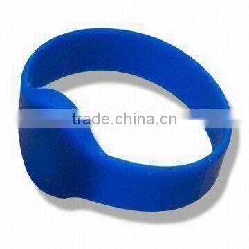 Silicon HF/LF rfid wristband