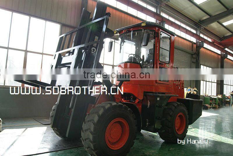 4x4 Forklift, Rough Terrain Forklift 5 tons All Terrain forklift