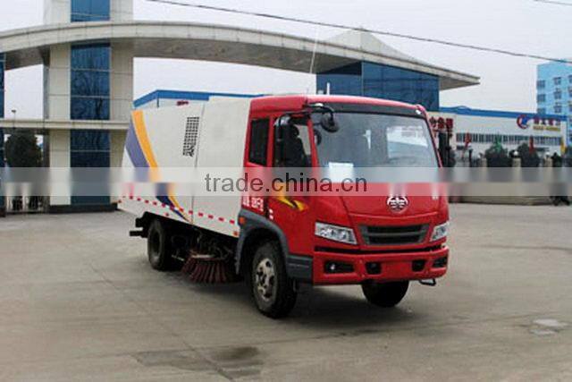 FAW vacuum road sweeper truck