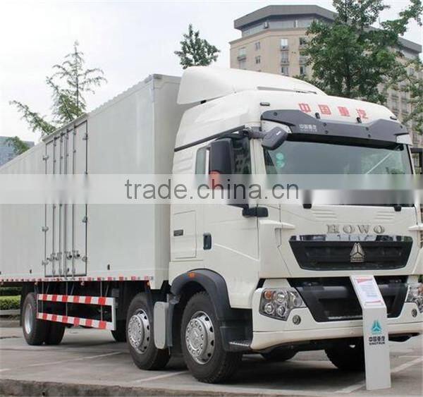 HOWO T5G MAN Engine 240HP Euro4 6X2 Motor Truck / Cargo Van truck