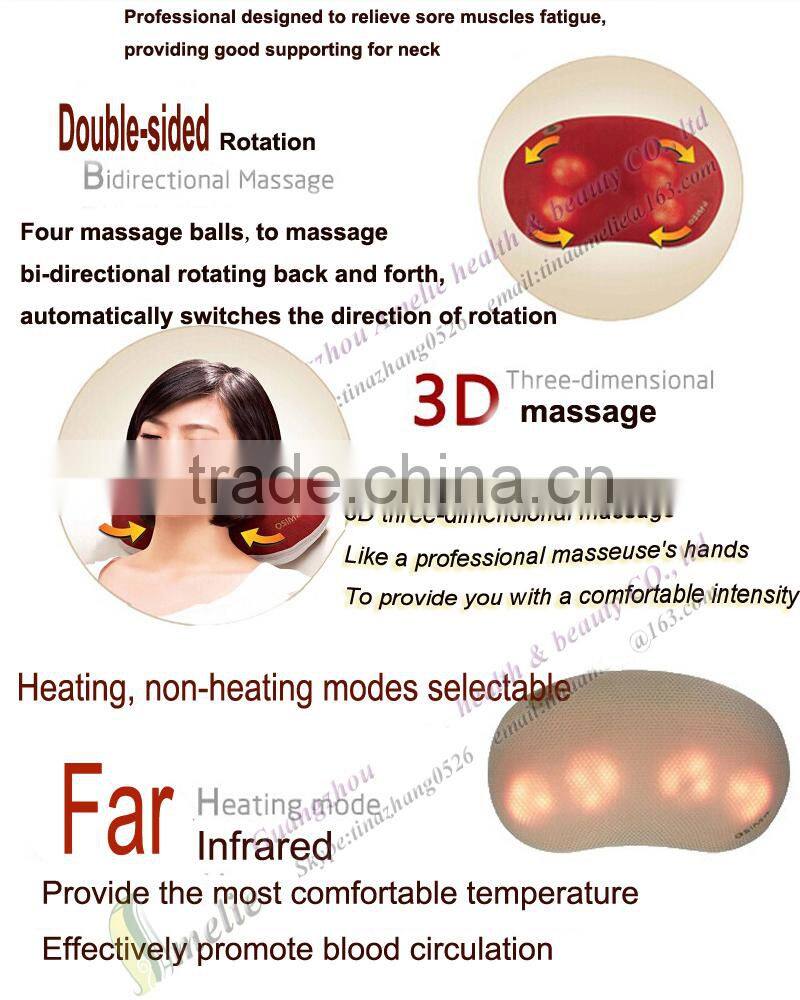 Multifuntion OS-238 3DuCozy car back neck and shoulder massage equipment