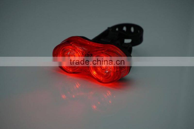 high quality best-selling 2x0.5W red LED bicycle light,bicycle safety light