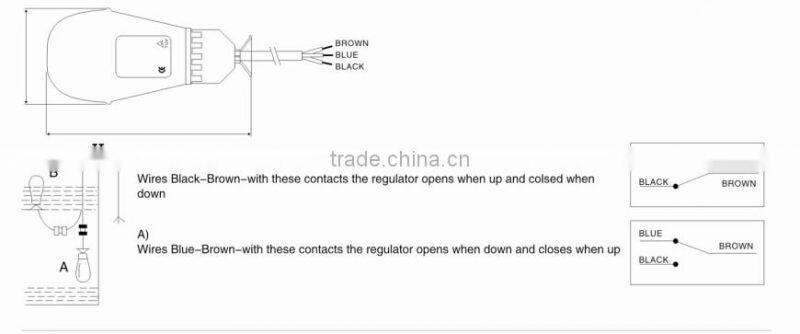 HEIGHT Hot Sale HT-M15-16 float switch level controller