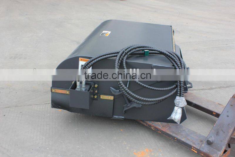 mini street sweeper for skid steer loader