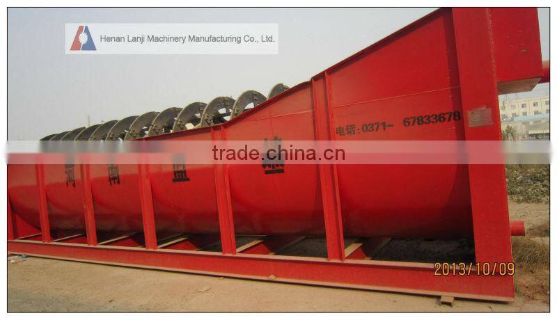 Professional design continous screw stone washer plant with competitive price