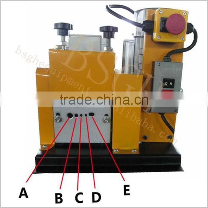 Low price automatic scrap electric cable wire cutting and stripping machine for sale in PK