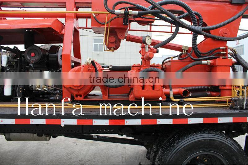 drilling rig water well DTH full hydraulic power truck mounted drilling rig