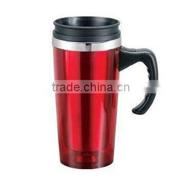 mug Wonderful Heat preservation effect stainless steel big belly auto cup with handle any color is ok