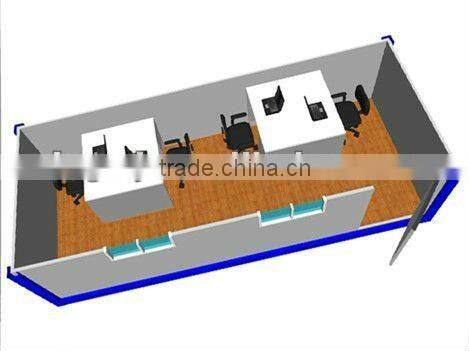Sandwich panel container lving home