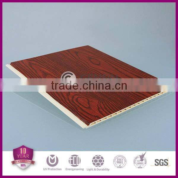 Indoor decorative Eco-friendly laminated WPC panel