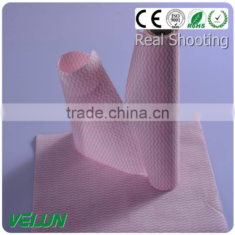 Made in China no toxic Guangdong manufacture skin friendly 100% spunlace spunlace non woven fabric