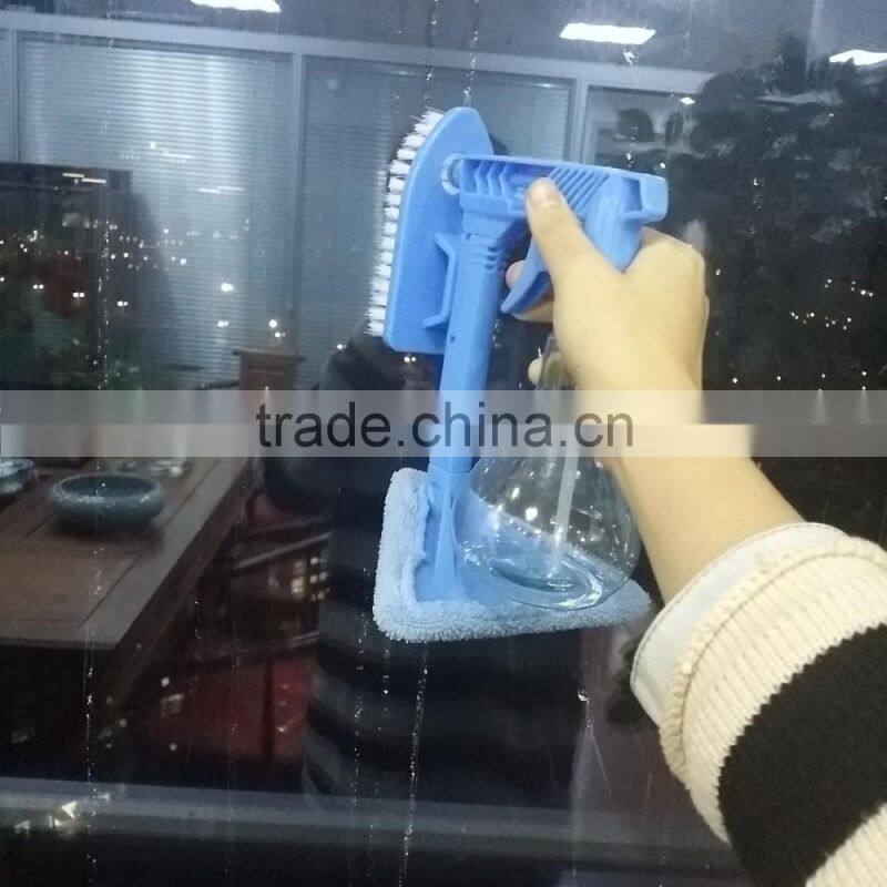 Household Cleaning Multifunction 3 In 1 Spray Brush Set With Cloth