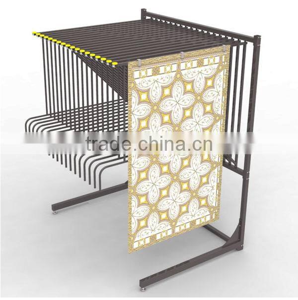 Floor Standing Metal Display Rack for Fabrics