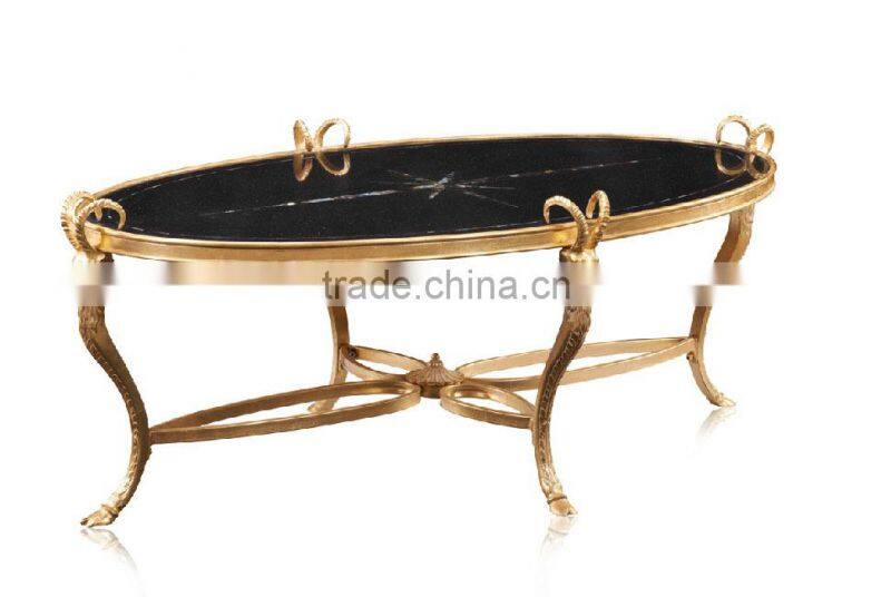 Antique Oval Centre Coffee Table Furniturein Glod, Office Furntiure Coffee Centre Table