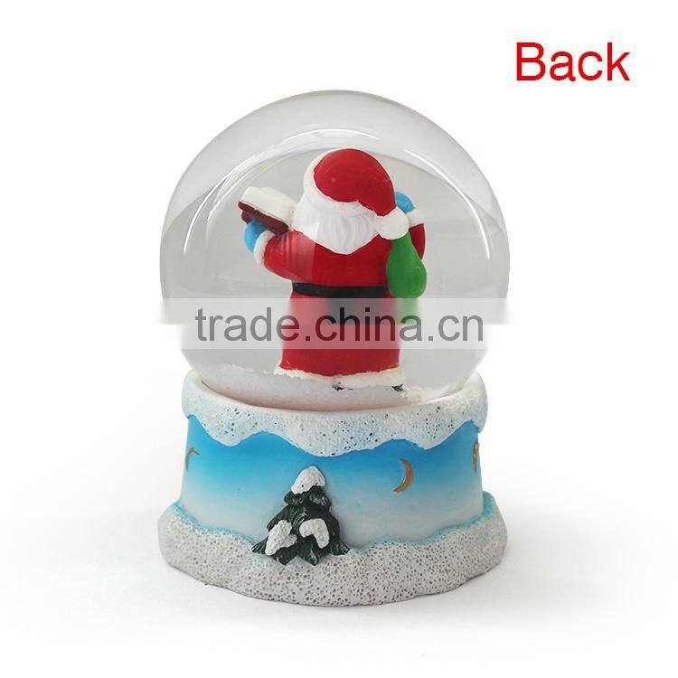 Customized led christmas snow globe