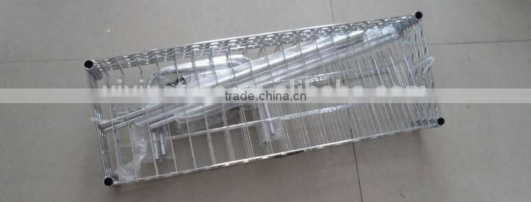 wire storage shelf and 3 tiers shoes standing organizer