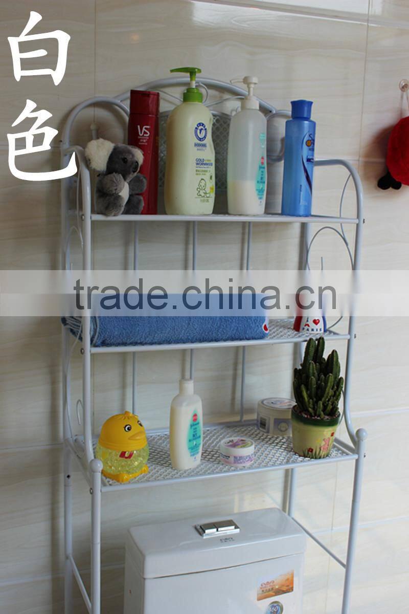 Metal 3 Shelf Bathroom Storage Organizer Spacesaver Towel Over Rack Toliet