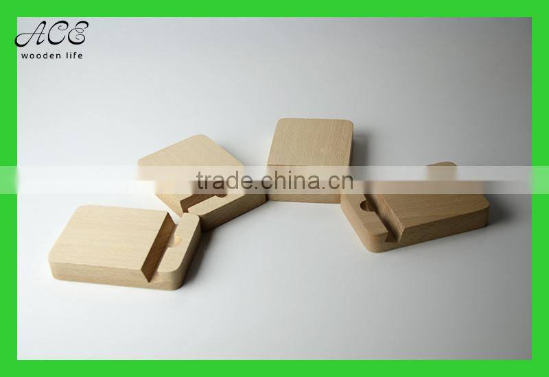 Wooden phone/tablet holder