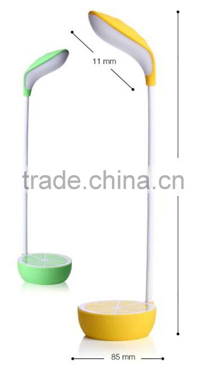 CT-746 New Lemon Lamp LED eye protection desk lamp Foldable study lamp USB Rechargeable Lamps