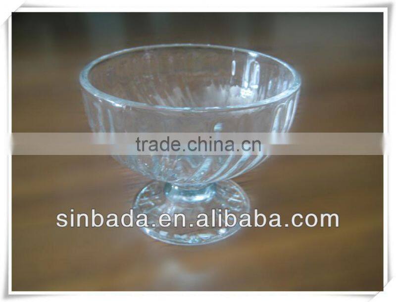 Glass ice cream bowl glass ware high quality glassware