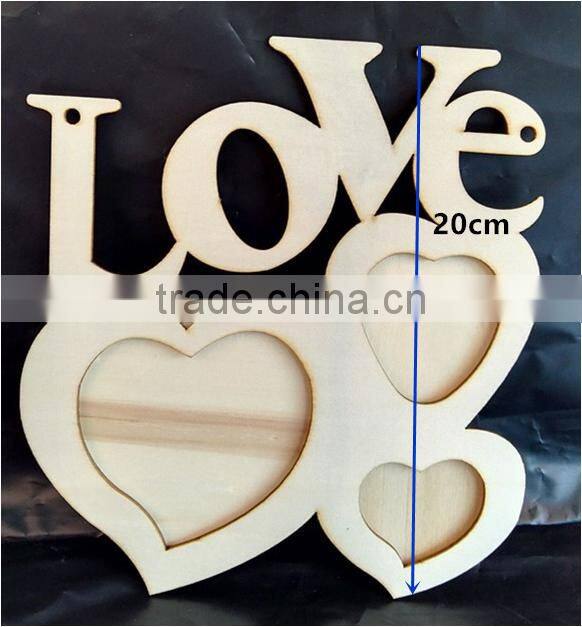 2017 Cheap beautiful Customized Design Wooden Photo Frame