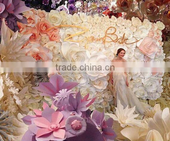 SJ11301106 Factory outlet flower backdrop/flower wall mat/hydrangea flower mat hedge