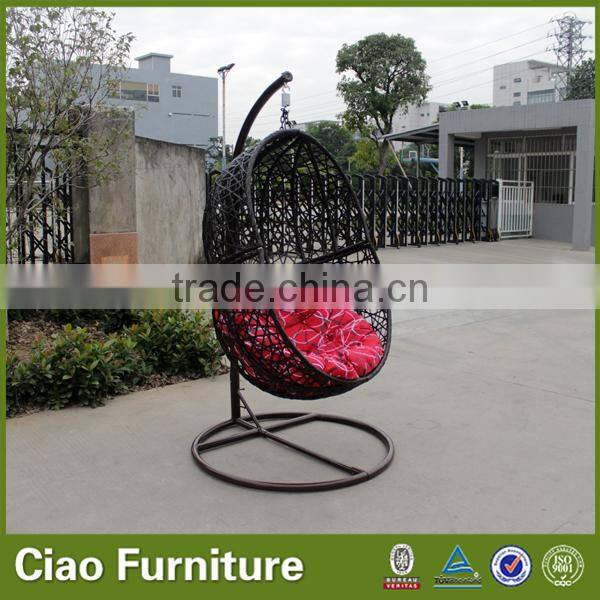 KD outdoor furniture bamboo swing chair