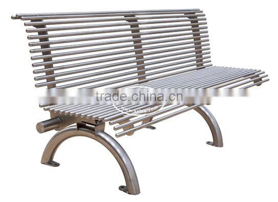 Arlau Metal Garden Seat Bench,Outdoor Metal Advertisement Bench,Park Resting Metal Bench Chair Outdoor