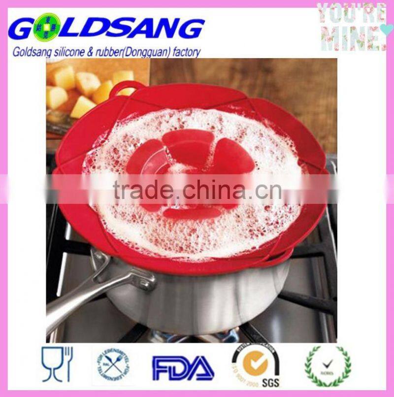 FDA food grade Silicone spill over boil over Lids