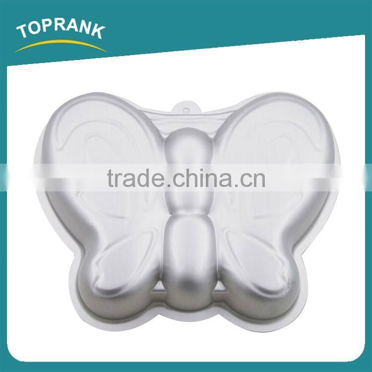Toprank New Style Updated Household Baking Pan Butterfly Shaped Cake Mold Aluminum 3D Cake Mold