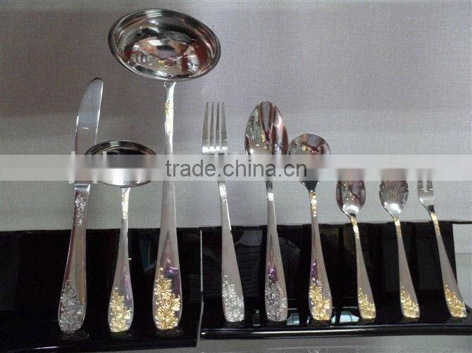 Stainless Steel Knife Spoon And Fork Tableware Set